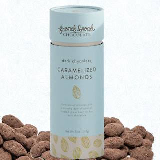 Dark Chocolate Caramelized Almonds